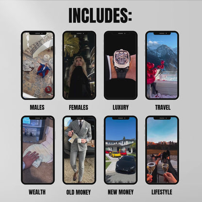 60,000+ Luxury & Lifestyle Videos - Reels Mega Bundle - for Instagram & TikTok